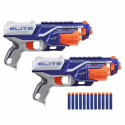 Nerf N-Strike Elite Elite - Pack de 2 Disruptor