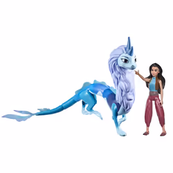 Hasbro Disney's Raya and The Last Dragon Color Splash Raya & Sisu, Poupée mannequin, Femelle, 3 an(s), Fille, Multicolore