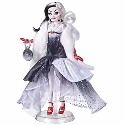 Disney Princess Style Series Cruella, Poupée mannequin, Femelle, 6 an(s), 145 g, Multicolore