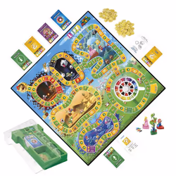 Hasbro Gaming The Game of Life: Super Mario Edition, Jeu de société, Course, 8 an(s)
