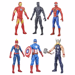 Marvel Avengers Marvel Titan Hero Series, Multipack, 4 an(s), Marvel Avengers, Couleurs assorties, Plastique