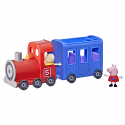 Peppa Pig F36305L0, Train, 3 an(s), Plastique, Bleu, Gris, Rouge