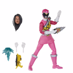 Power Rangers Lightning Collection Dino Charge Pink Ranger, Figurine à collectionner, Film et série TV