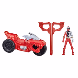 Power Rangers F42135X0, Moto, 4 an(s), Plastique, Rouge, Argent
