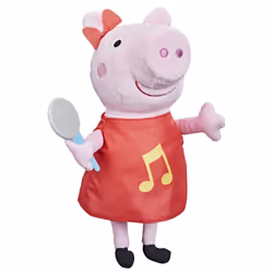 Peppa Pig Oink-Along Songs Peppa, Cochon en peluche, 3 an(s), Interactif, LR44, Piles fournies