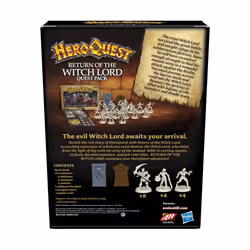 Hasbro Gaming Avalon Hill HeroQuest Return of the Witch Lords Jeu de société Voyage/aventure