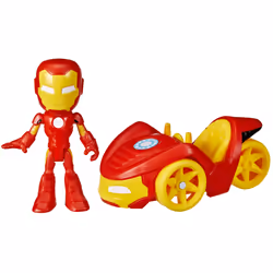 Marvel Iron Man, Véhicule, Spidey and His Amazing Friends, 3 an(s), Plastique, Rouge, Jaune