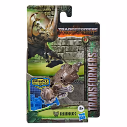 Hasbro TRA MV7 BA BEAST BATTLE MASTER RHINOX, 6 an(s), Plastique, Marron, 16 g