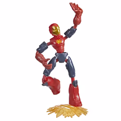 Marvel Avengers Bend and Flex Missions Iron Man Mission de feu, 4 an(s), Avengers, Multicolore, Plastique