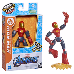 Marvel Avengers Bend and Flex Missions Iron Man Mission de feu