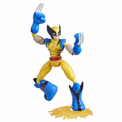 Marvel Avengers Bend and Flex Missions Wolverine Mission de feu, 4 an(s), Avengers, Multicolore, Plastique