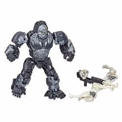 Transformers Movie Beast Alliance Weaponizer -pack Optimus Primal, 6 an(s), Plastique, Gris, Blanc