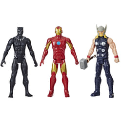 Marvel Avengers Titan Hero Series Pack de 3 Black Panther Thor Iron Man