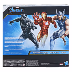 Marvel Avengers Titan Hero Series Pack de 3 Black Panther Thor Iron Man - Vue supplémentaire 4
