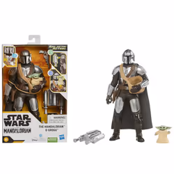 Star Wars The Mandalorian Le Mandalorien et Grogu figurines interactives