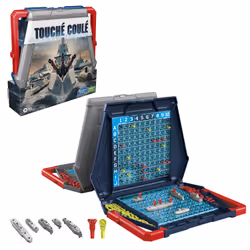 Hasbro Gaming Touché coulé, Jeu de société, Stratégie, 7 an(s), Edition standard