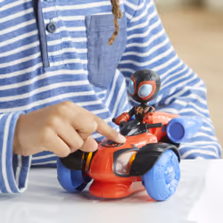 Marvel Spidey and His Amazing Friends Glow Tech Techno Racer - Vue supplémentaire 6
