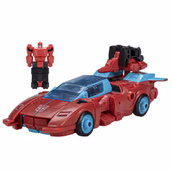 Transformers Legacy Deluxe Autobot Pointblank and Autobot Peacemaker