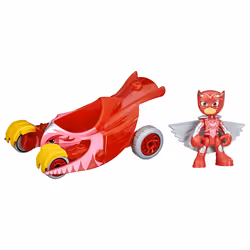 PJ Masks Pyjamasques Véhicule de Héros Animal de Bibou, Véhicule de course, PJ Masks, 3 an(s), Plastique, Multicolore