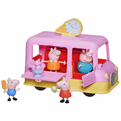 Peppa Pig Au camion de glace en famille, Fourgon à glace, 3 an(s), LR44, Rose, Jaune
