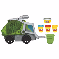 Play-Doh Wheels Camion poubelle, Children's dough machine, 3 an(s), Non toxique, Multicolore