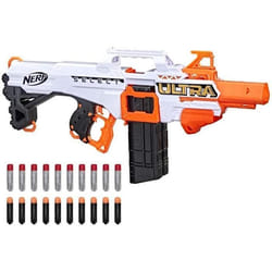Blaster motorisé Nerf Ultra Select - NERF - Jouet - 2 chargeurs de 10 fléchettes - Blanc