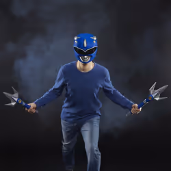 Power Rangers Lightning Collection Mighty Morphin Lance de pouvoir du Ranger Bleu - Vue supplémentaire 4