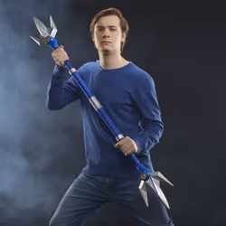 Power Rangers Lightning Collection Mighty Morphin Lance de pouvoir du Ranger Bleu - Vue supplémentaire 5