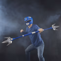 Power Rangers Lightning Collection Mighty Morphin Lance de pouvoir du Ranger Bleu - Vue supplémentaire 8