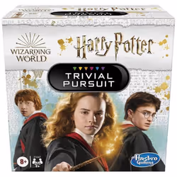 Trivial Pursuit Harry Potter Jeu de société de questions-réponses compact 600 questions Hasbro Gaming Wizarding World Dès 8 a ...