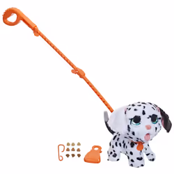 FurReal Poopalots Grands marcheurs Dalmatien, Peluche chien, 4 an(s), Interactif