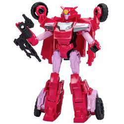 Transformers EarthSpark Elita-1 classe Guerrier, 6 an(s), Plastique, Rose, Rouge