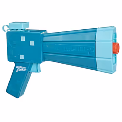 Nerf Super Soaker Minecraft Glow Squid, Pistolet à eau, Bleu, 8 an(s), 1 pièce(s)