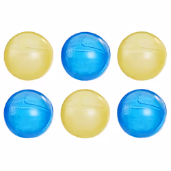 Nerf Super Soaker Hydro Balls, Ballons d'eau, Bleu, Jaune, 6 an(s), 6 pièce(s)