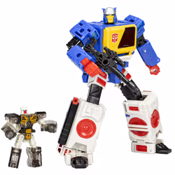 Transformers Twincast and Autobot Rewind, 8 an(s), Plastique, Multicolore, 154 g
