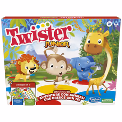 Hasbro Gaming Twister Junior, Jeu de société, Voyage/aventure, 3 an(s)
