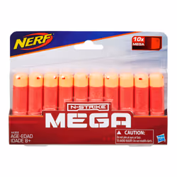 Nerf A4368, Remplir, 8 an(s), 10 pièce(s), Orange, Rouge