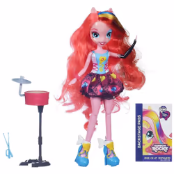 Hasbro Poupée Rainbow Rocks Assortiment - Twilight Sparkle Avec Micro + Pinkie Pie Avec Batterie