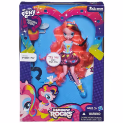 Hasbro Poupée Rainbow Rocks Assortiment - Twilight Sparkle Avec Micro + Pinkie Pie Avec Batterie