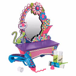 Hasbro Coiffeuse À Décorer, 6 an(s), Plastique, Multicolore, Bleu, Rose, Vert, Violet, 9 pièce(s)