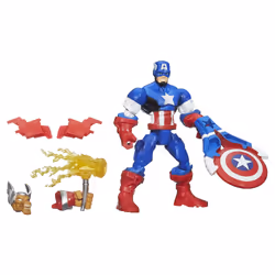 Hasbro Avengers - Assortiment Figurine Avec Accessoires Super Hero Mashers, 4 an(s), The Avengers, Multicolore, Plastique