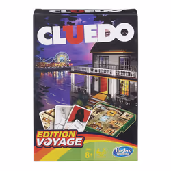 Hasbro Gaming Cluedo Édition voyage, Jeu de société, Détective, 8 an(s), Edition de voyage, Jeu familial