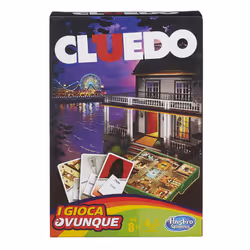 Hasbro Cluedo Travel, Jeu de société, Déduction, Jeu familial