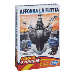 Hasbro Gaming Battleship Grab & Go, Jeu de société, Guerre, 7 an(s), Jeu familial