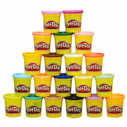 Hasbro Play-Doh 20 pots, 2 an(s), 50 an(s), Garçon/Fille, 2,1 kg, 121 mm, 293 mm