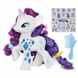 My Little Pony - Rarity Licorne Magique 19 cm, 3 an(s), My Little Pony (animated film), Blanc, Bleu, Violet, Plastique