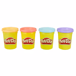Play-Doh Assortiment 4 Pots De Couleurs, 2 an(s)