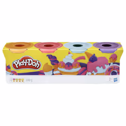 Play-Doh Assortiment 4 Pots De Couleurs - Vue supplémentaire 4