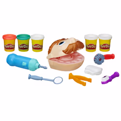 Play-Doh - Le Dentiste, 3 an(s), Batteries requises, Argile, Multicolore, 7 pièce(s)