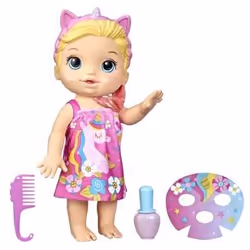 Baby Alive BA GLAM SPA BABY BLDH, Poupée, Femelle, 3 an(s), Multicolore
